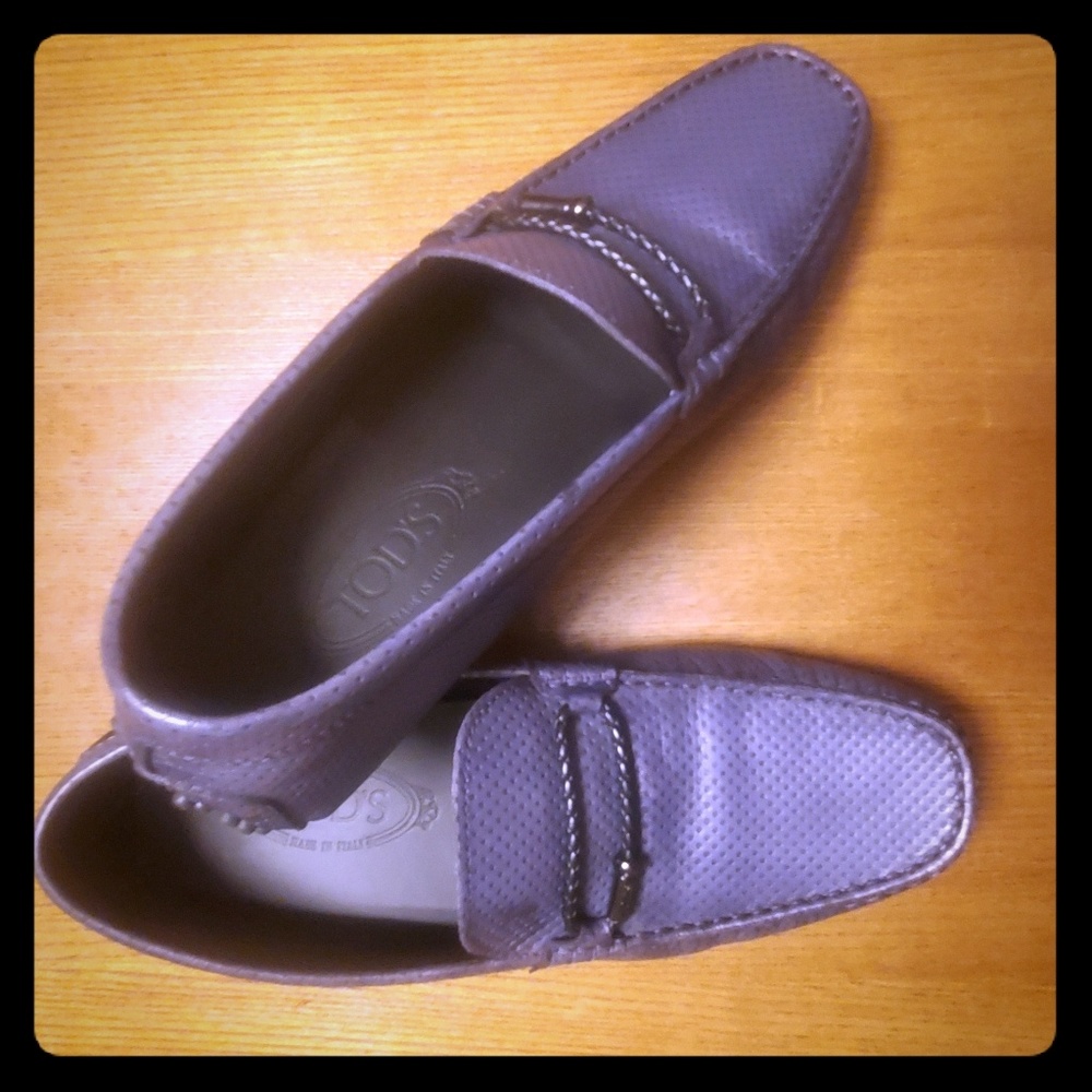 Tod's Men's Leather Loafers Moccasins Morsetto Clu